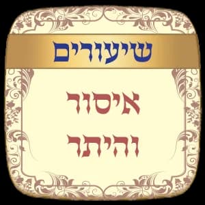 שיעורים הלכות בשר וחלב
